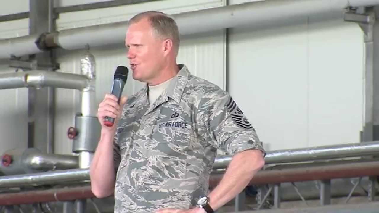 CMSAF Visits Ramstein AB
