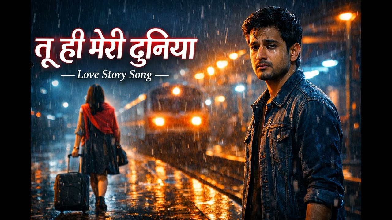 तू ही मेरी दुनिया 💔 | Heart Touching Love Story Song | Hindi Sad Romantic Song #music #song #viral