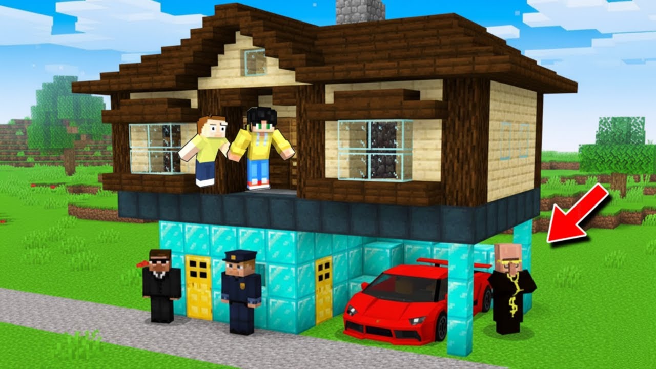 Millionaire Villager STOLE Our House in Minecraft