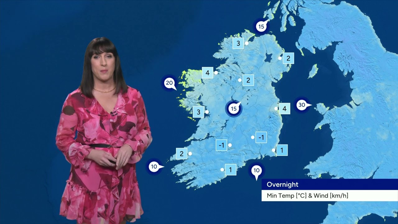 Irish weather forecast 18 Nov 2025 | Nine O'Clock Weather