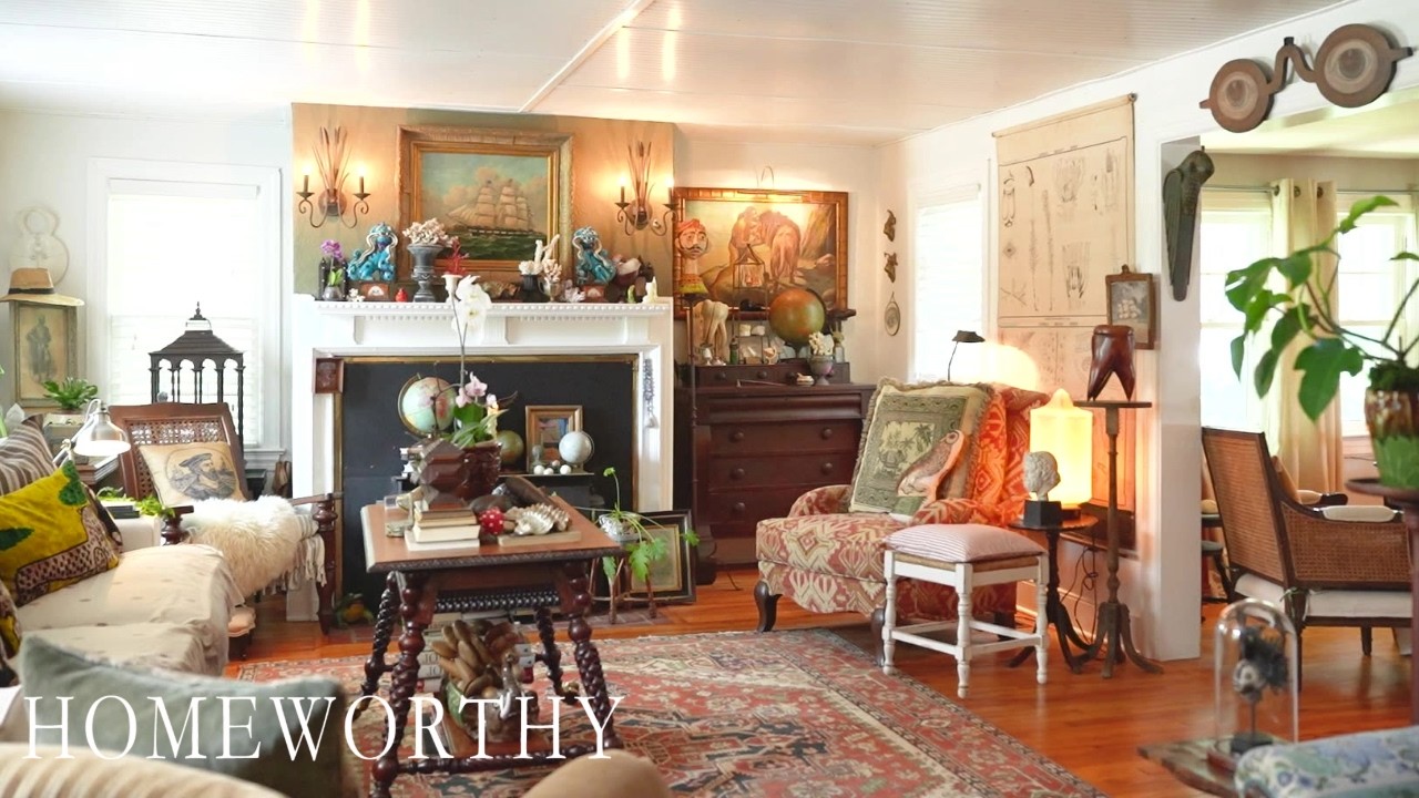 HOUSE TOUR | Step Inside A Collector's Jewel Box Home in Coastal Delaware