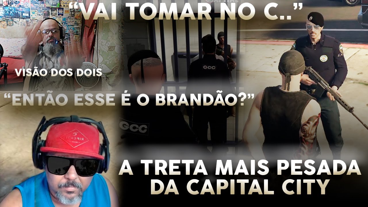 (BRANDÃO X PUNK) A MAIOR TRETA DA CAPITAL CITY ATÉ AGORA! (VISÃO DOS 2) GTA RP! TEVE ATÉ AME@Ç@