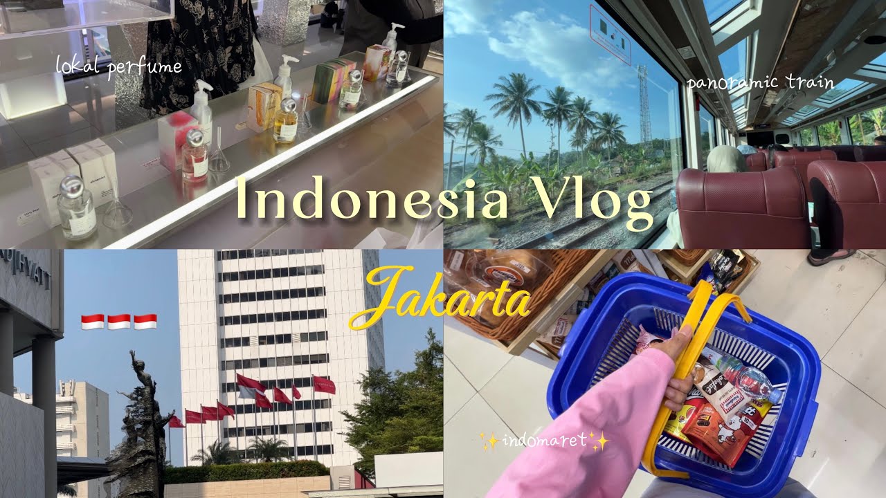 Indonesia Vlog [Part 2] | Explore Jakarta! + Panoramic Train | DAZYN #7