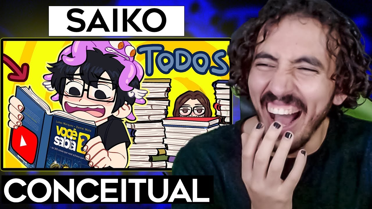 comprei e analisei TODOS os livros de YOUTUBERS (q eu achei) - SAIKO  | Leozin React