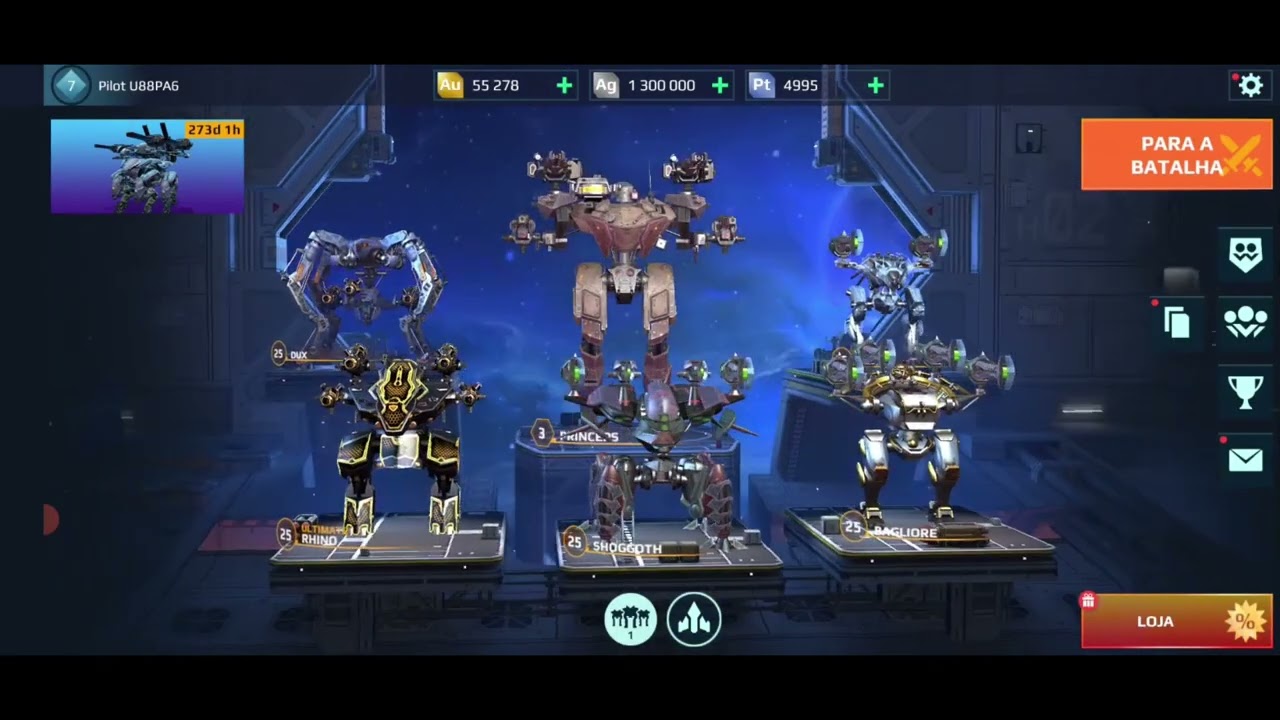 WAR ROBOTS: NOVO ROBO SHOGGOTH E SUAS ARMAS; VOONITH, URHAG E SHANTAK