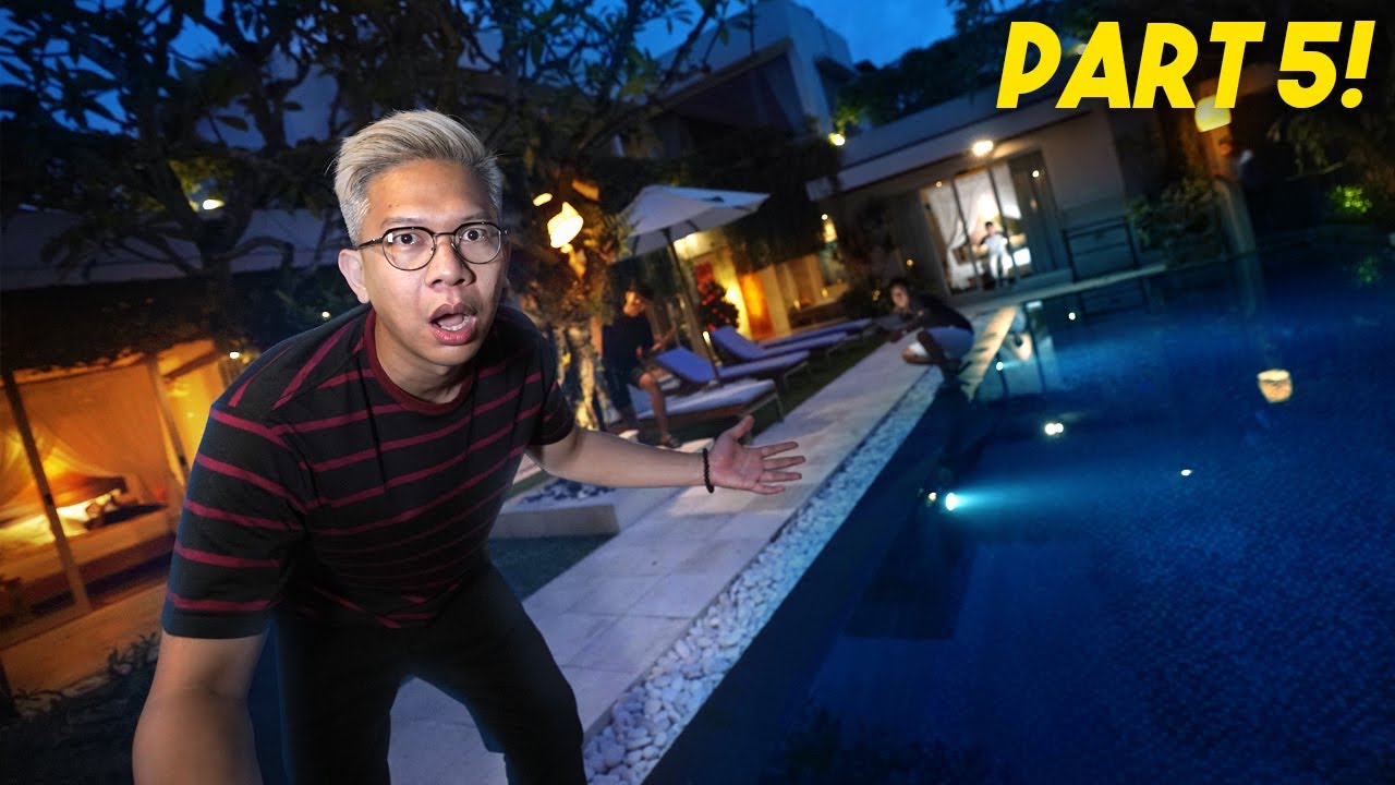 MAIN SEMBUNYI2AN MALAM HARI DI VILLA 1000 METER!!