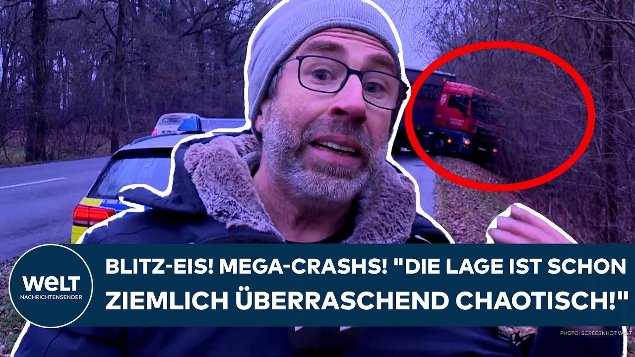 DEUTSCHLAND: Blitz-Eis! Mega-Crashs! 