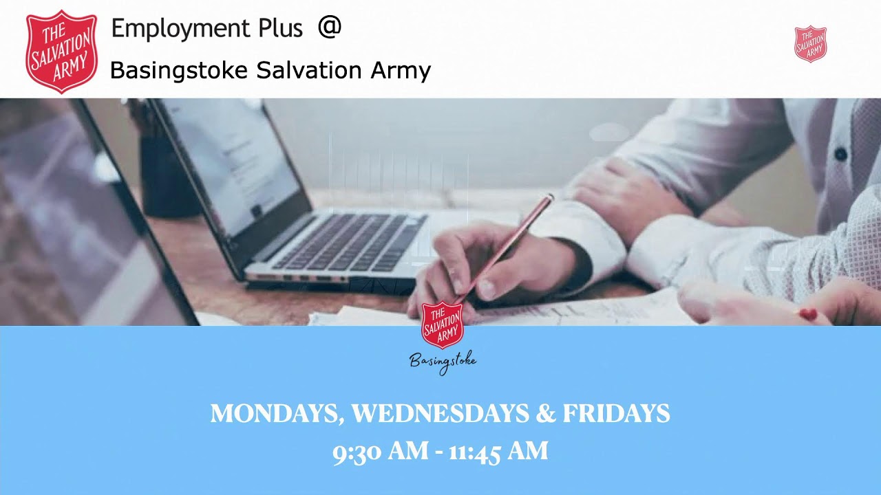 Welcome to live worship at Basingstoke Salvation Army