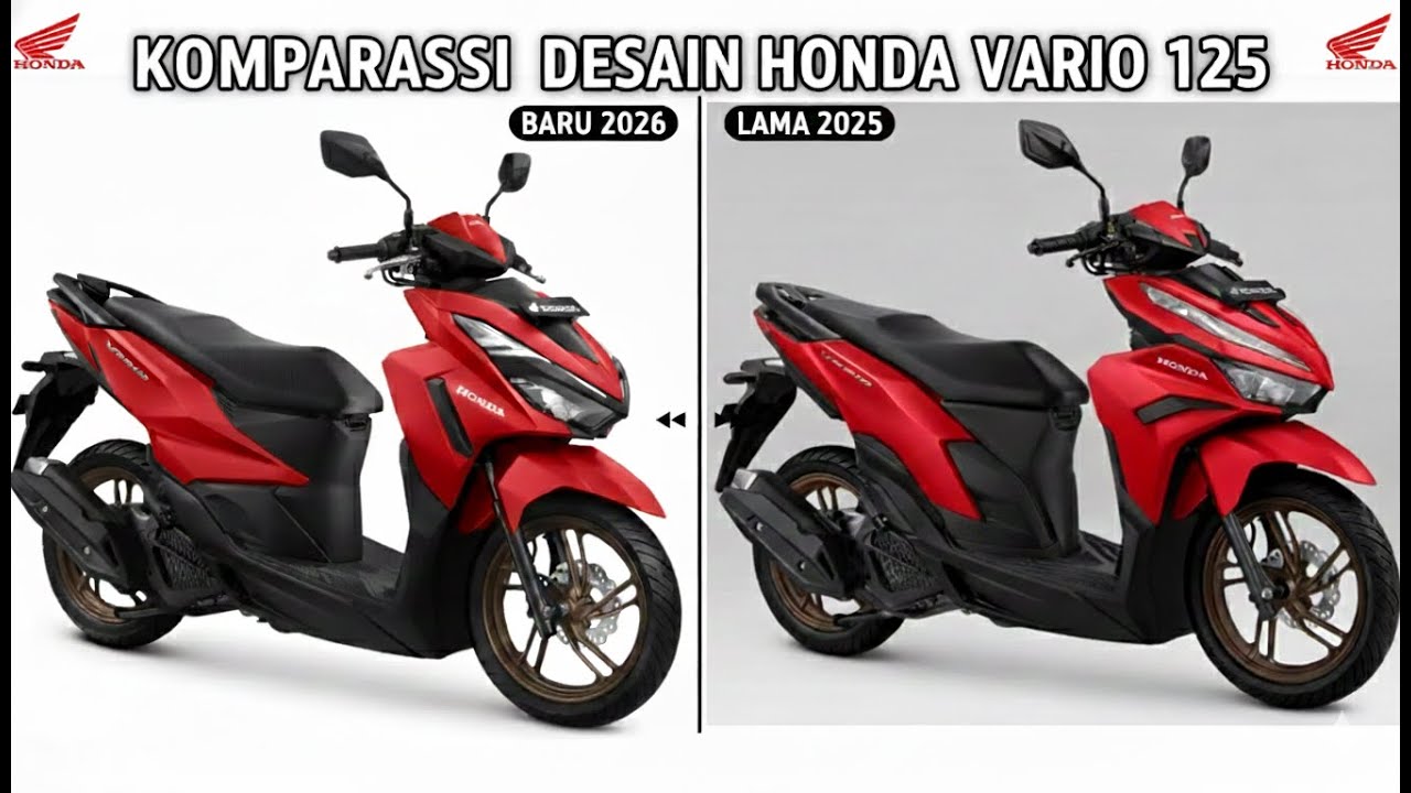 HONDA VARIO 125 2026 ПРОТИВ 2025: ОГРОМНАЯ РАЗНИЦА! Сравнение дизайна.