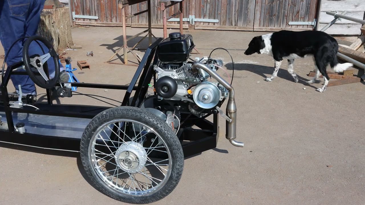 Nick's Cyclekart - Exhaust