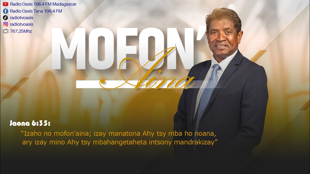Mofon'aina 18 martsa 2026 Ny vavaka manginan'ny fo Salamo 31 : 20