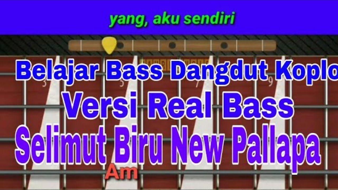 Belajar Bass Dangdut Koplo Versi Real Bass Cover Selimut Biru New Pallapa