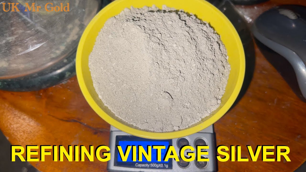 refining 290 grams 925 vintage silver