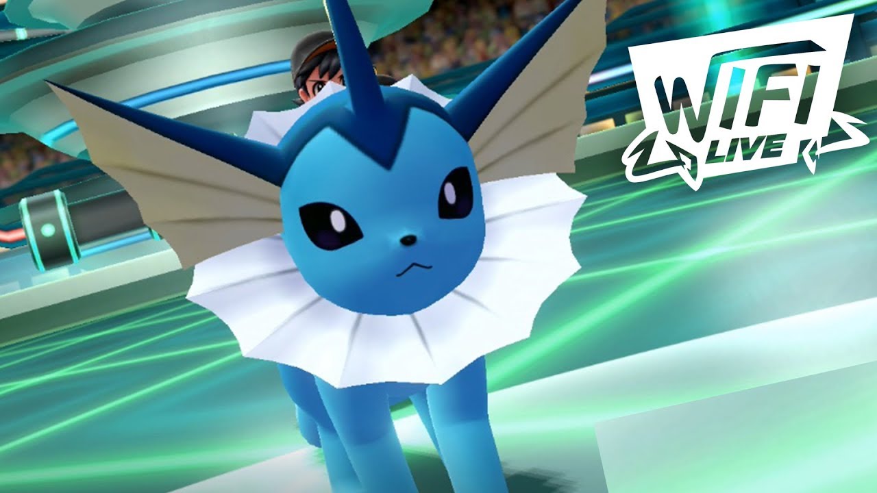 Pokemon Let's Go Pikachu & Eevee Wi-Fi Battle: Vaporeon Makes A Splash! (1080p)