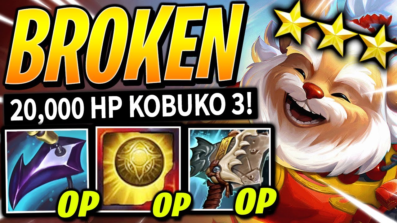 MOST BROKEN KOBUKO 3 BUILD w/ 20,000 HP! - TFT Ranked Set 11 Best Comps | Teamfight Tactics Guide