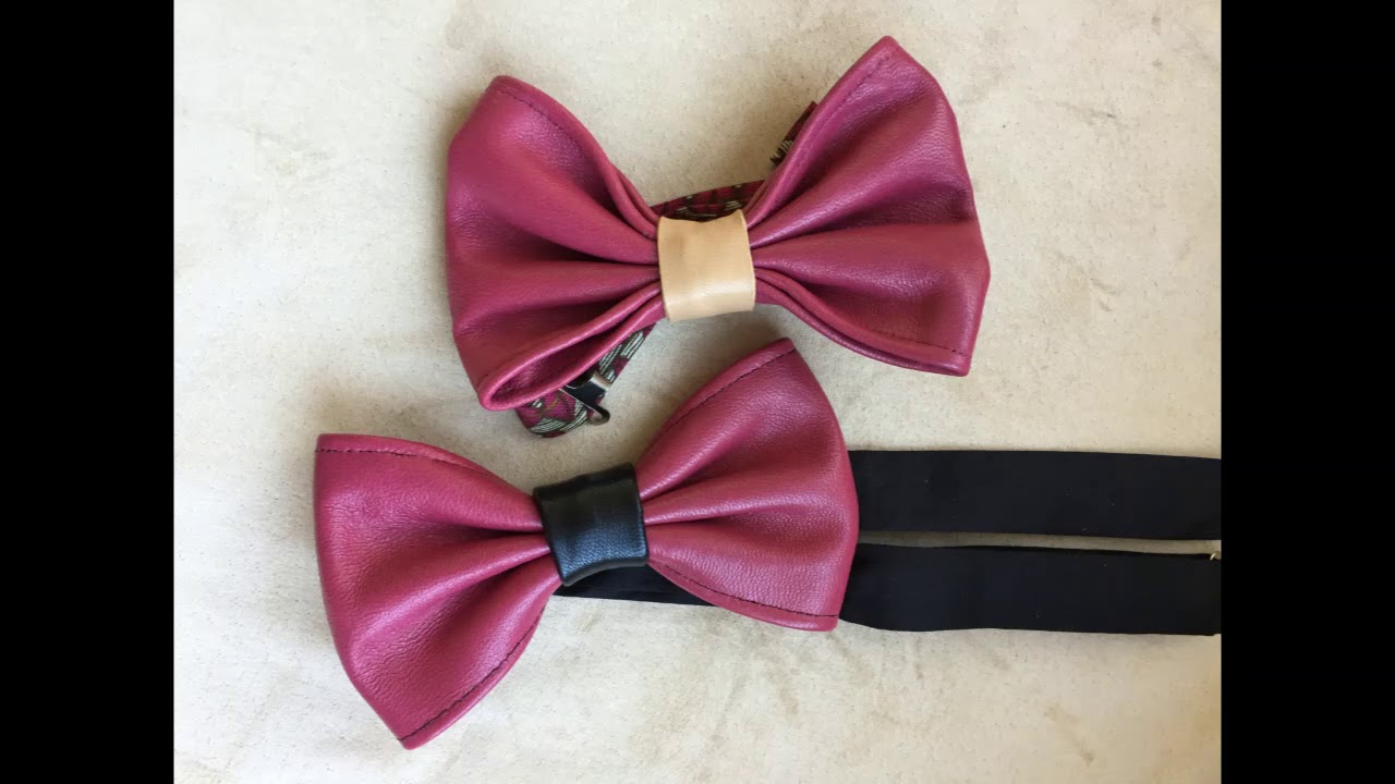 Leather bowties