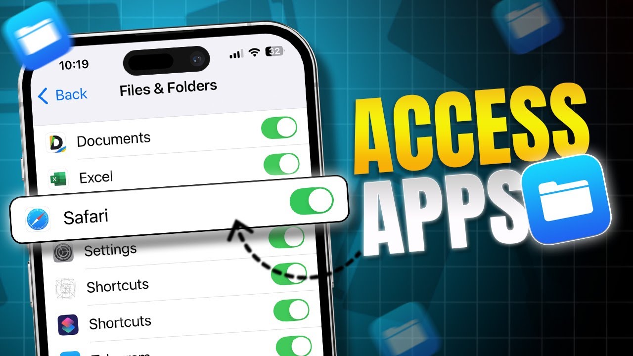How to Access Other Apps From File App on iPhone | Enable Access to Files App From Other iOS Apps