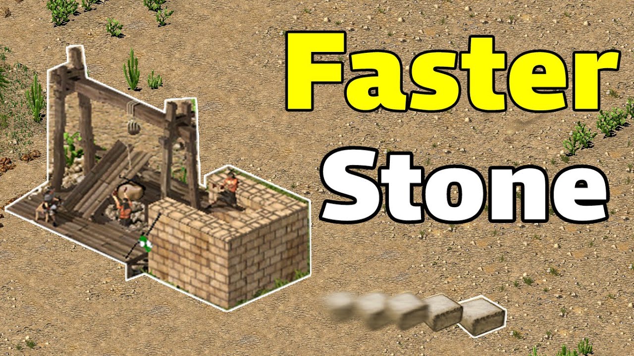 На 200% быстрее камни в Stronghold Crusader &mdash; хитрость с камнями Stronghold Crusader