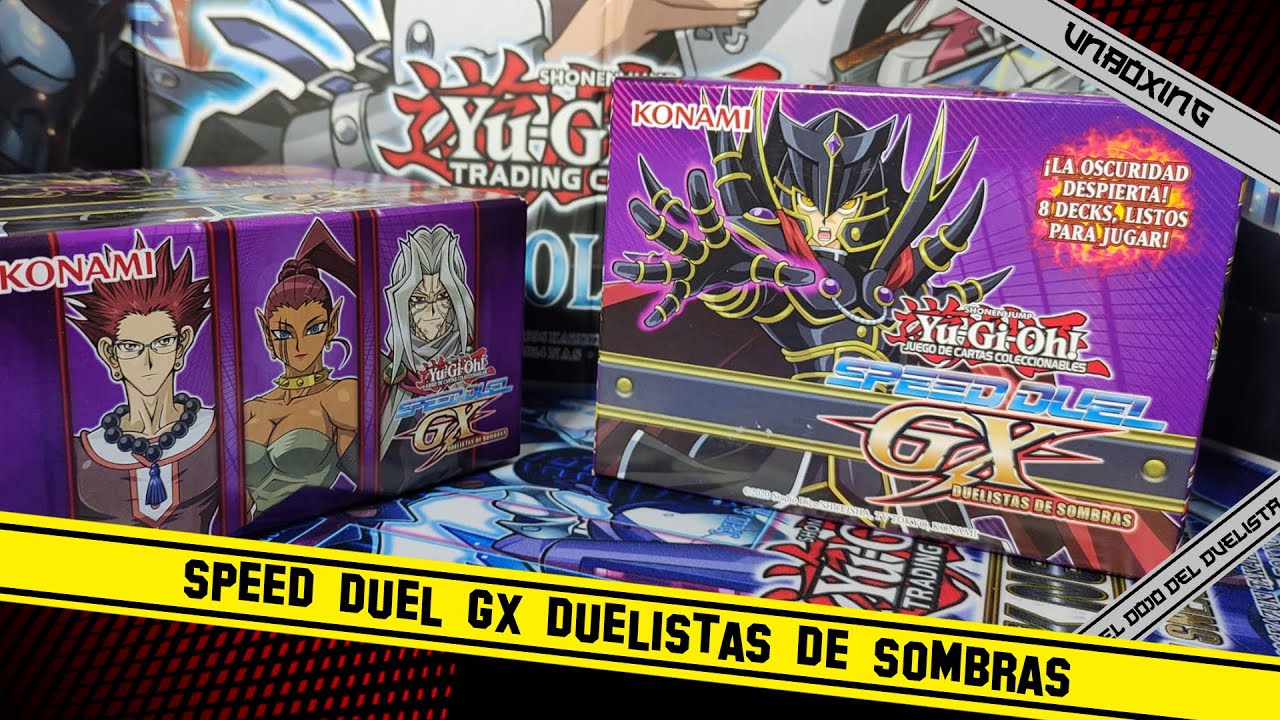 Yu-Gi-Oh! JCC Speed Duel GX: Duelistas de las Sombras - Unboxing - Los DECKS de los ANTAGONISTAS