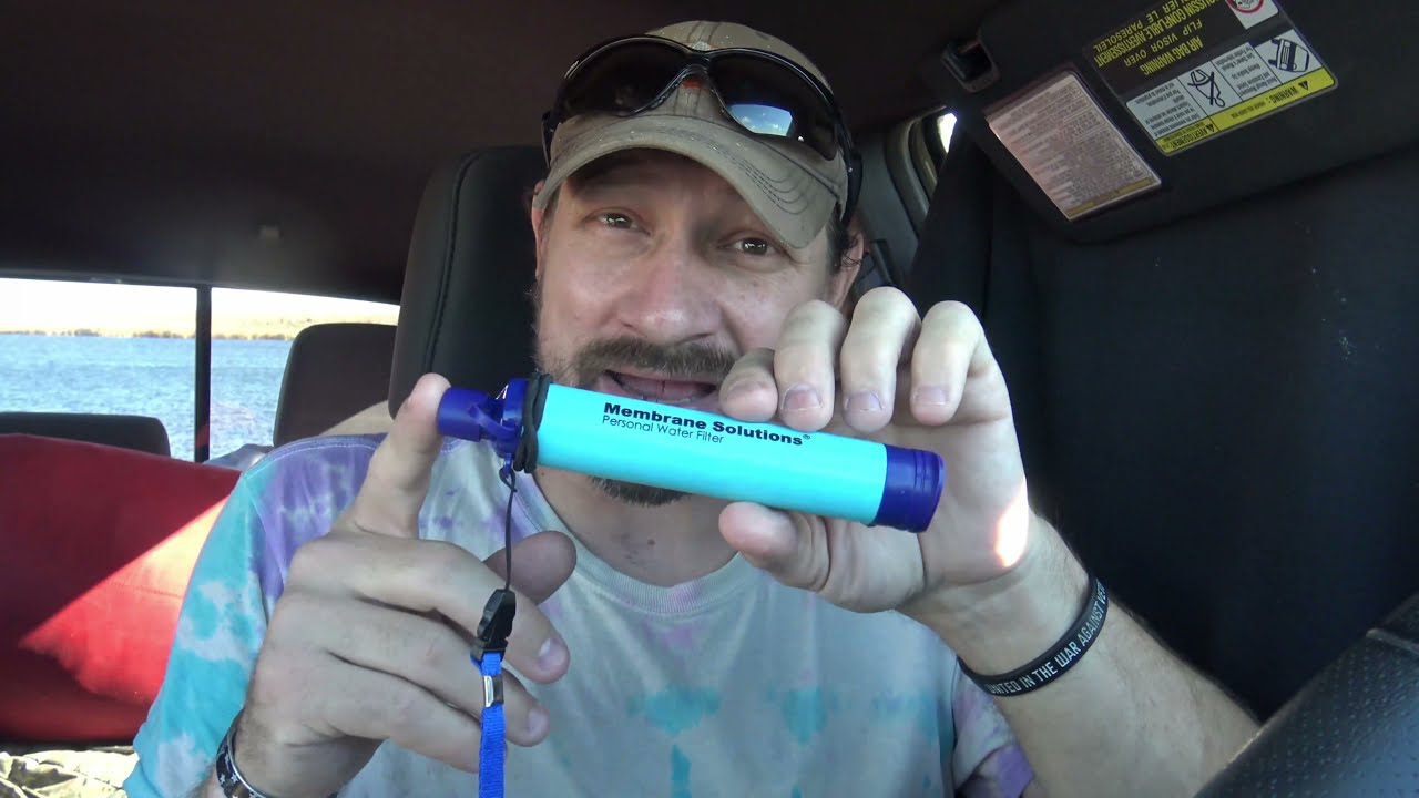 Membrane Solutions Survival Straw Water Filter
