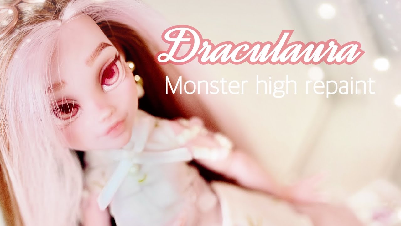Turning Draculaura into the cutest doll ever💕 | Monster High custom doll OOAK