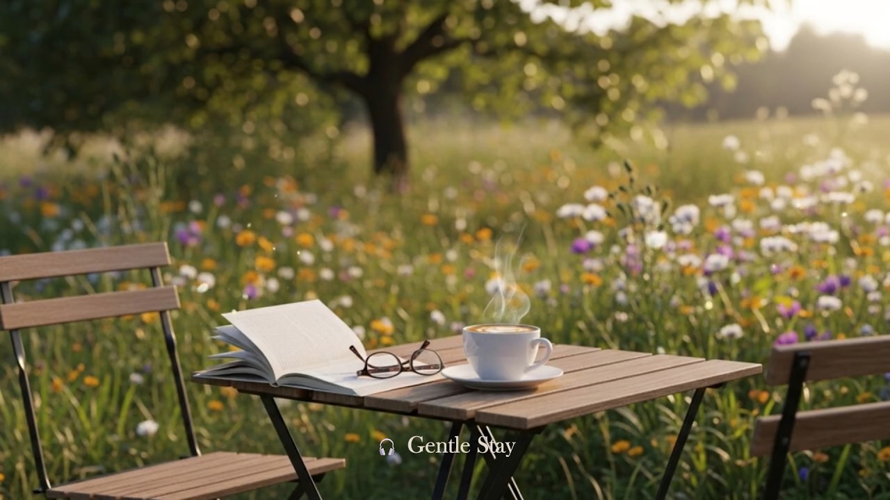 🌿시골 카페 분위기 | 잔잔한 기타와 피아노 힐링 음악☕Countryside Cafe | Relaxing Guitar & Piano