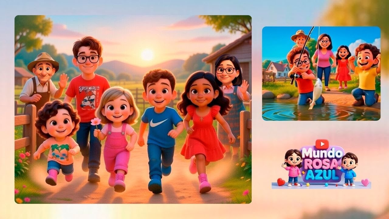 🌞 Na Fazendinha do Vovô Francisco | Música Infantil da Família | #MúsicaInfantil 🐄 💚