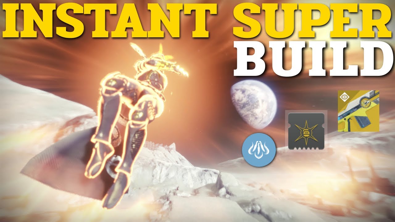 Destiny 2 New Best Hunter Build PvE - Instant Super