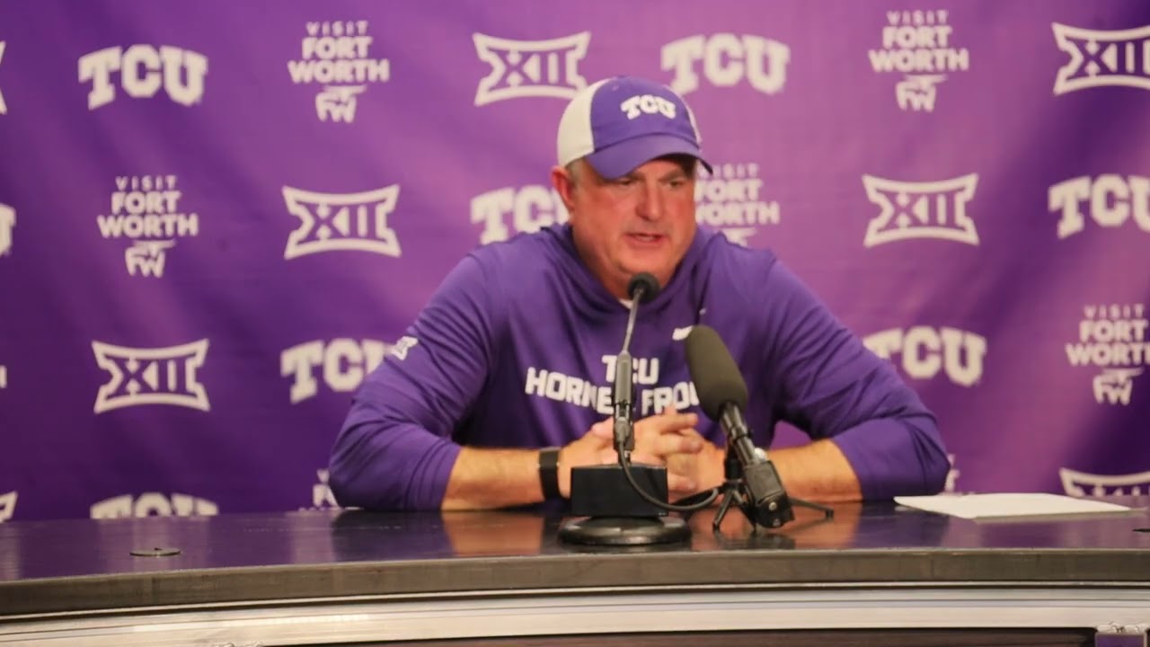 TCU 42, Бэйлор 36 | Пресс-конференция после матча TCU Football