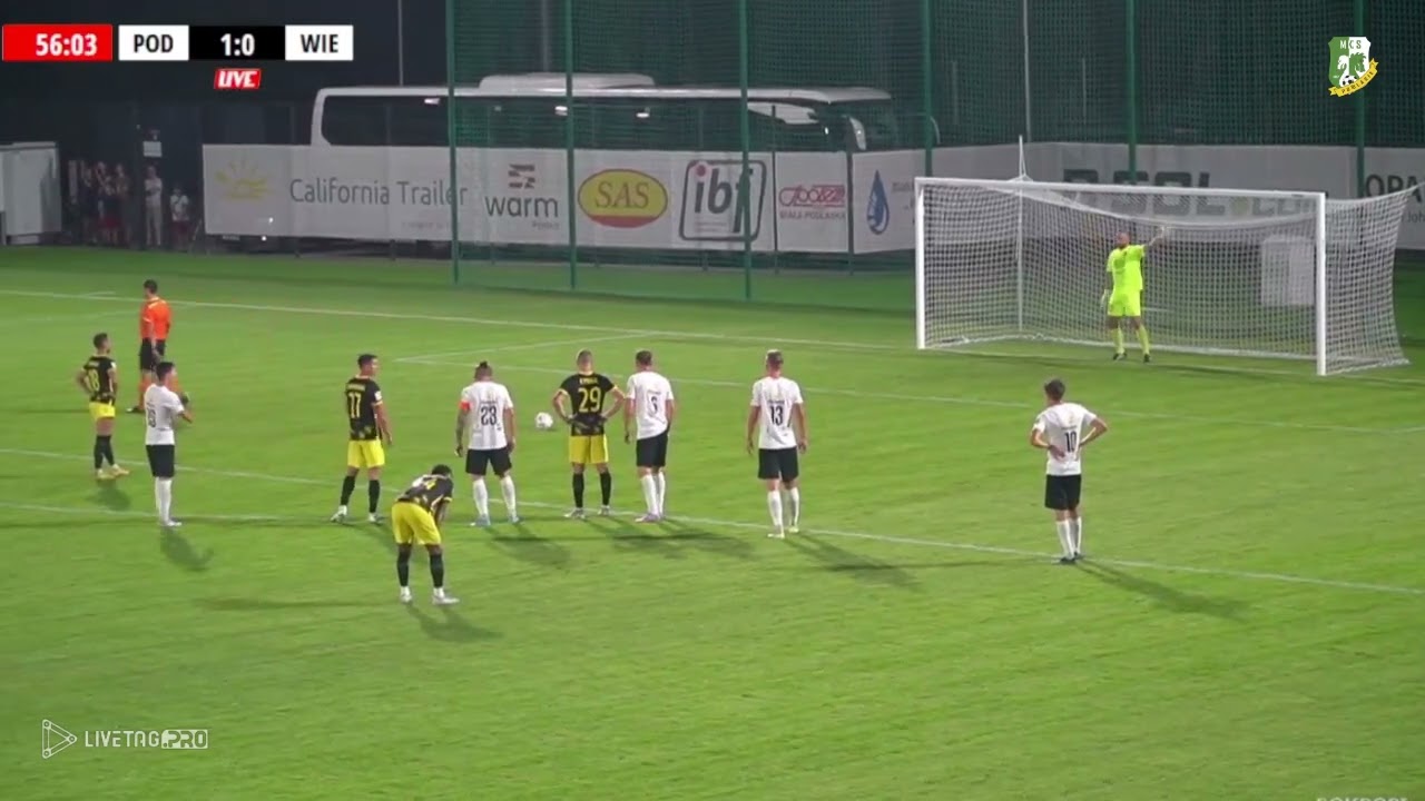 Podlasie Biała Podlaska - Wieczysta Kraków 3:2 (bramki)