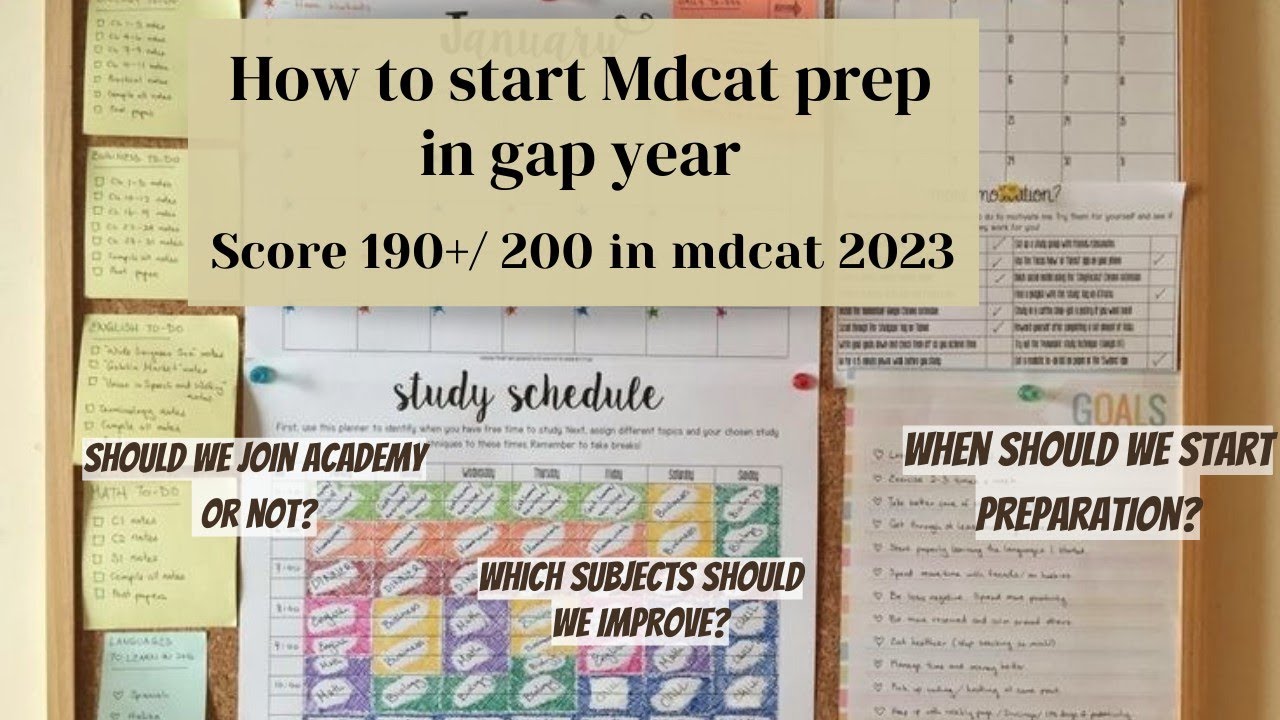How To Start MDCAT Preparation In Gap Year | MDCAT 2023 | MDCAT Preparation