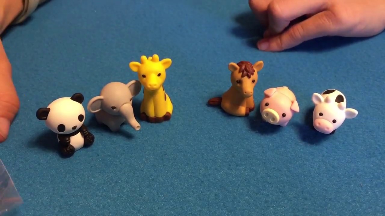 IWAKO TAKE APART PUZZLE ERASERS ZOO AND EXOTIC ANIMALS