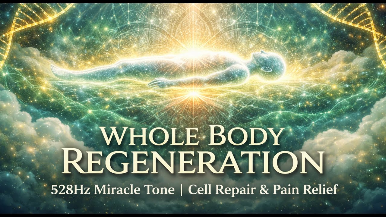 Whole Body Regeneration While You Sleep | 528Hz Miracle Tone | Cell Repair
