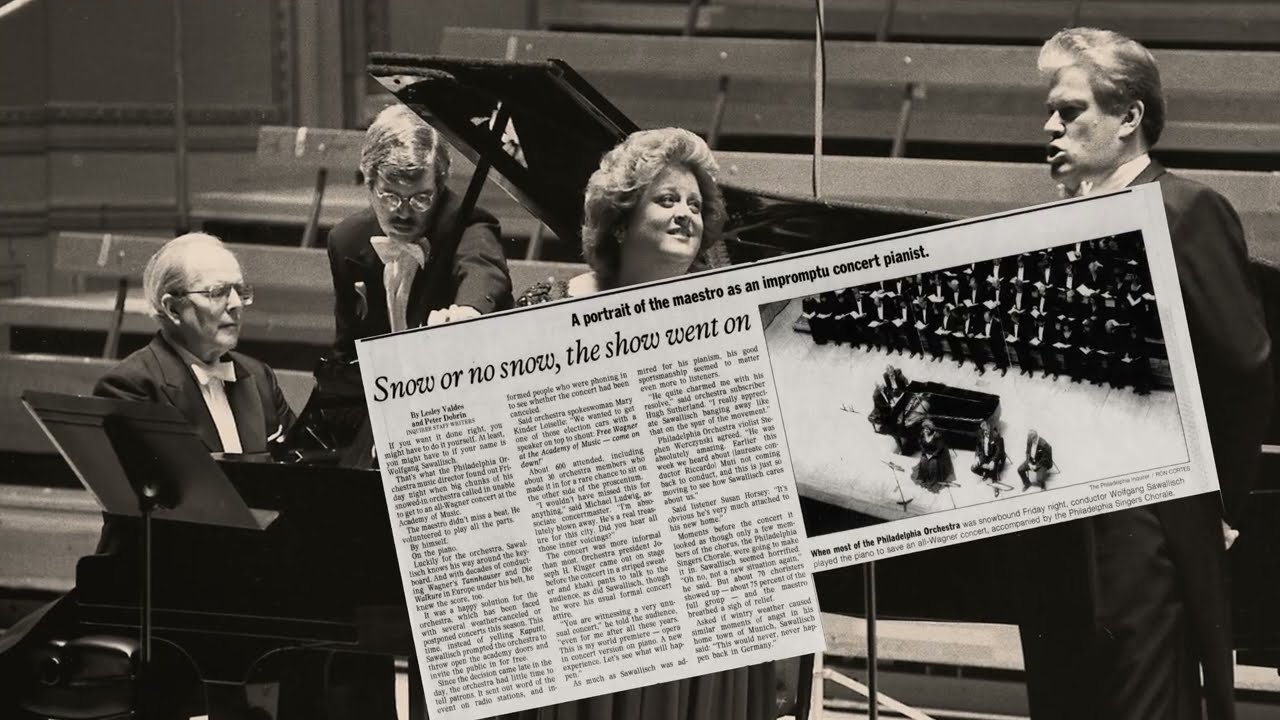 Wolfgang Sawallisch Trades the Podium for the Piano in a Once-in-a-Lifetime Concert
