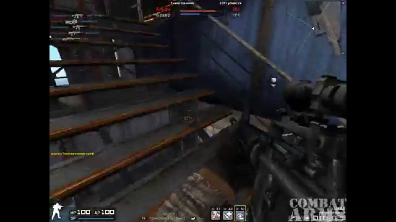 м4а1 учусь стрелять XD