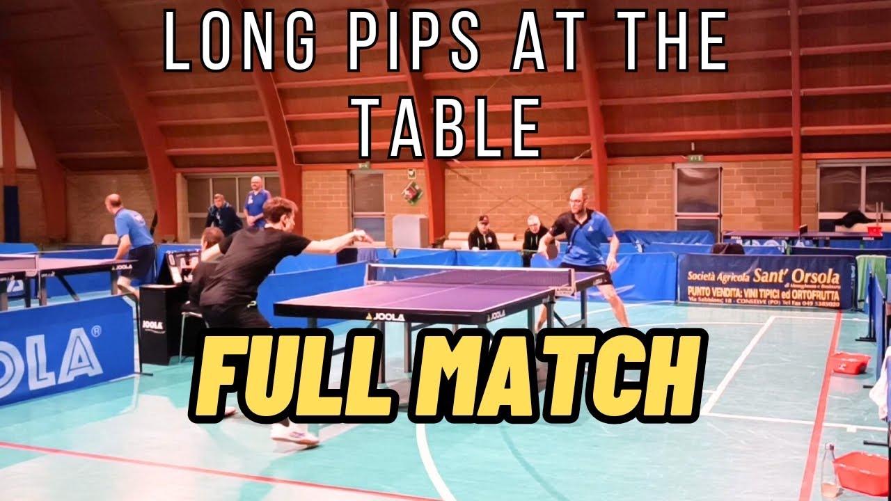 DEFENSE WITH SPINLORD DORNENGLANZ LONG PIPS OX | TABLE TENNIS MATCH