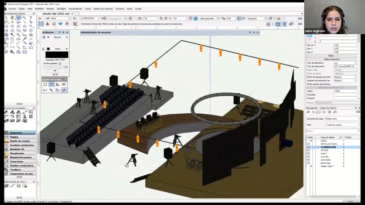 Vectorworks 2021 | Creando Estructuras de Iluminación en Vectorworks Spotlight