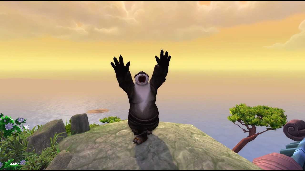 Male Pandaren Dance (with music) - [MoP BETA]