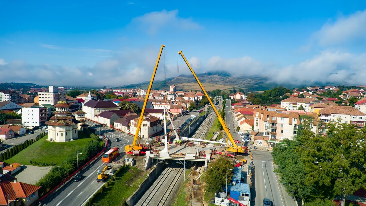 Deme Macarale | Ridicare Arce de Pod Blaj | Podul Minciunilor | Filmare Aeriana