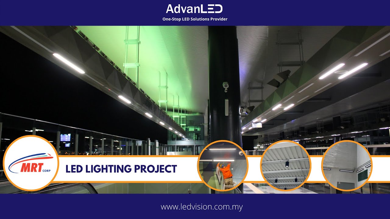 Malaysia MRT Stations | LED Lighting by AdvanLED