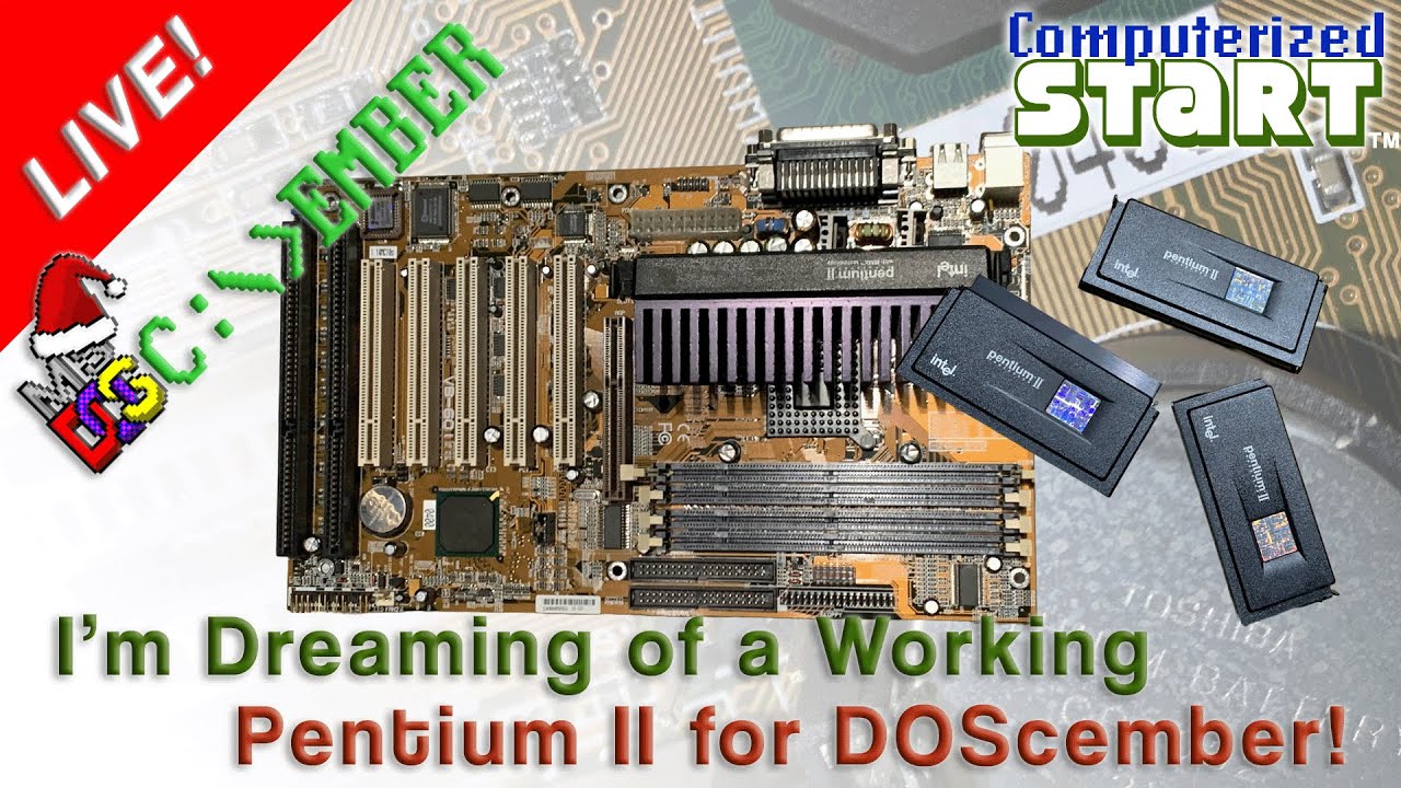 I'm Dreaming of a Pentium II #DOScember - Just Like Ones I Used to Sell (Computerized Start™ Live)