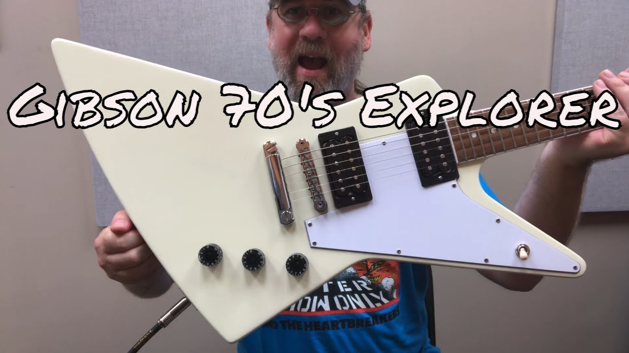 Gibson 70's Explorer - Classic White Demo