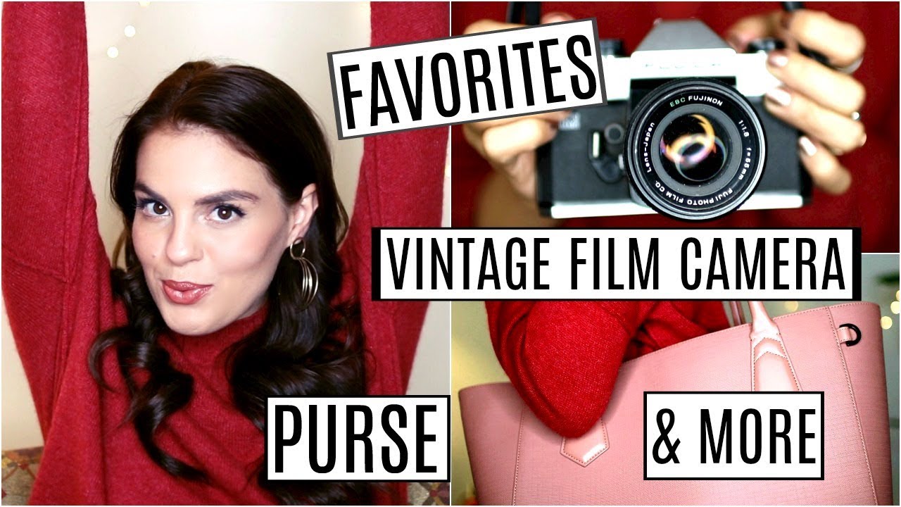 October Favorites | Vintage Film Camera, New purse, & Makeup!