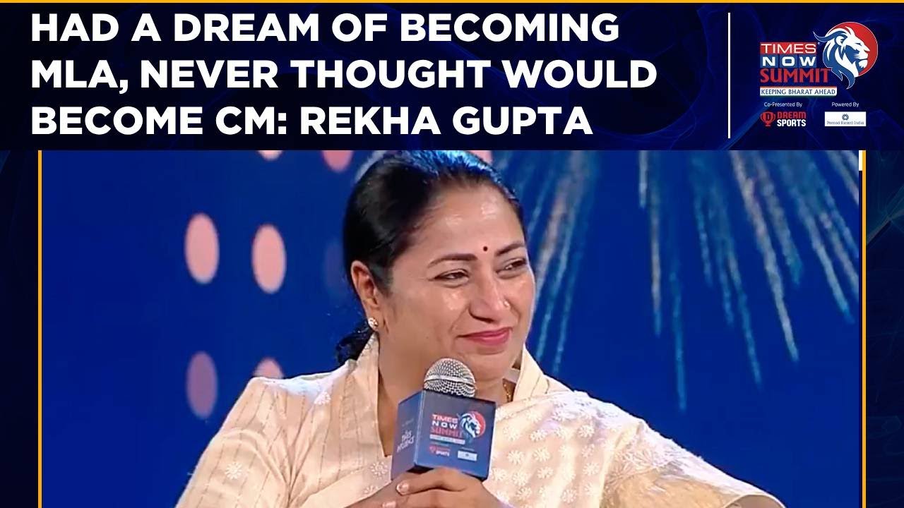 Delhi CM Rekha Gupta Shares Her Inspiring Journey; Takes Dig At AAP, Kejriwal| Times Now Summit 2025