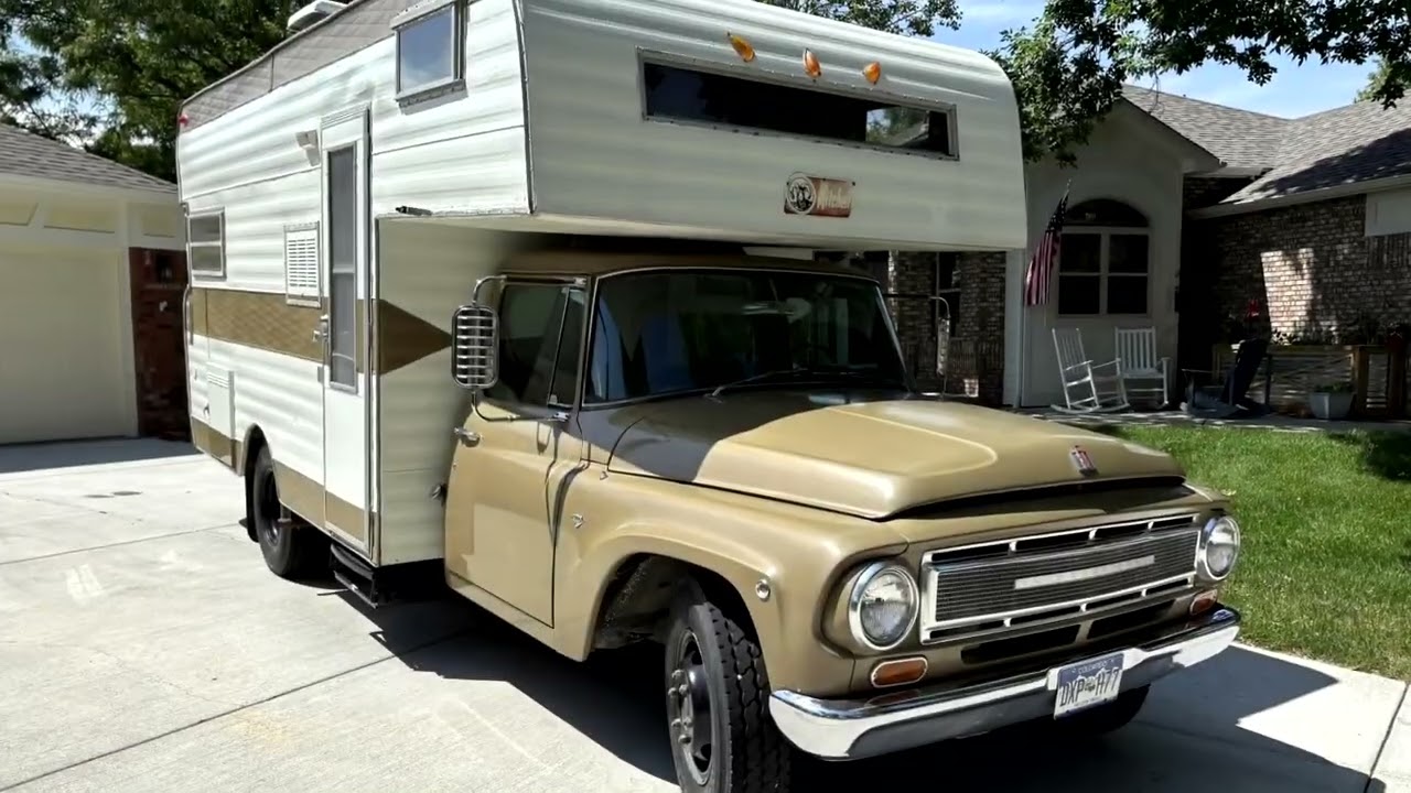 1968 International Harvester 1300B Mitchell Camper – Built Tougher Than Modern RVs!