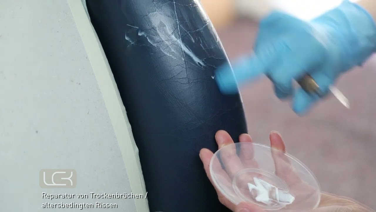 Leder-Reparatur: Krakelierung Ledersitz Auto