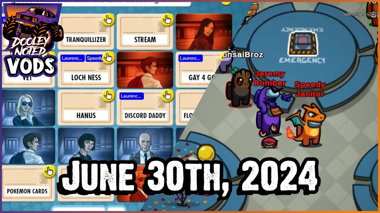 Codenames/Among Us - VOD from June 30th, 2024