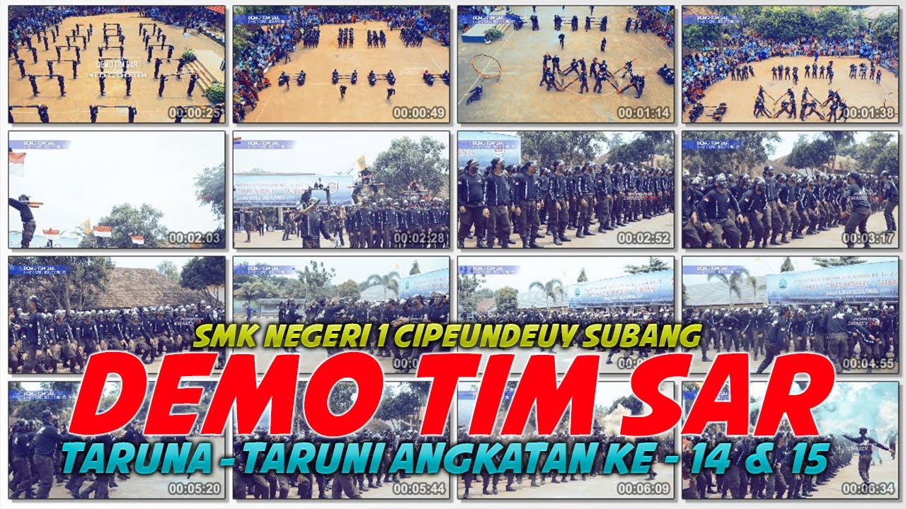 DEMO TIM SAR SMK NEGERI 1 CIPEUNDEUY SUBANG