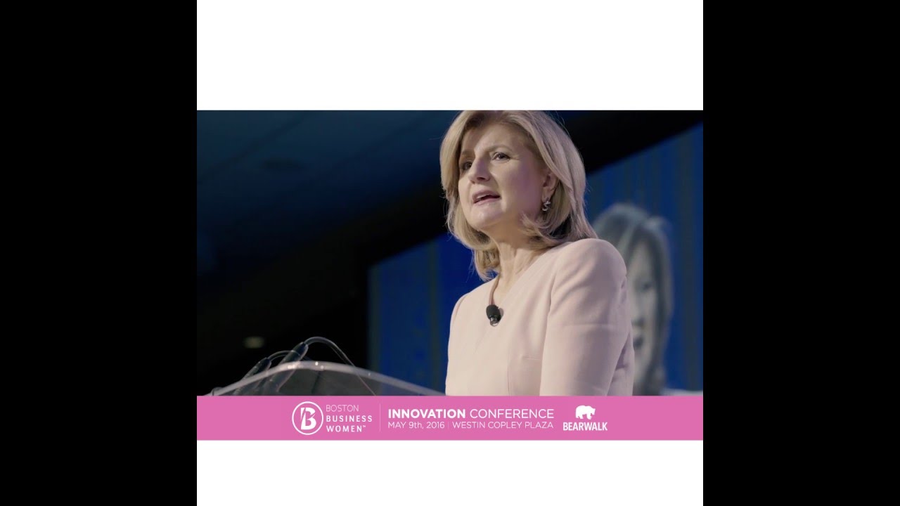 Arianna Huffington talks Gratitude at Boston's Innovation Conference
