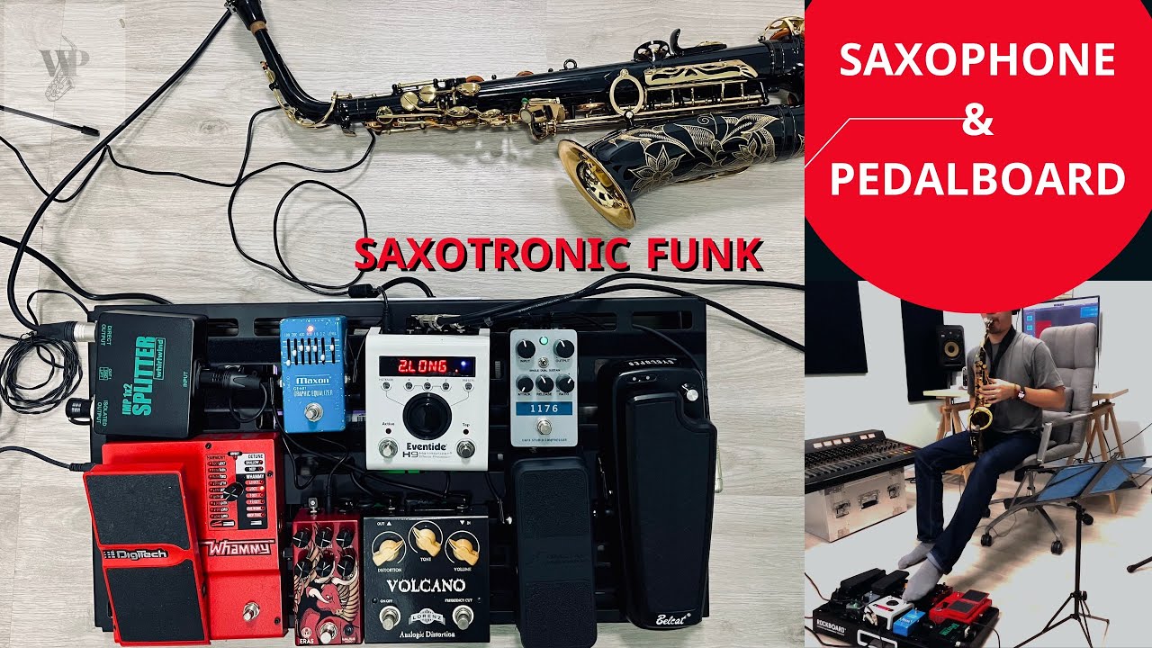 Saxotronic Funk by Wisuwat Pruksavanich [with Pedal Effects]